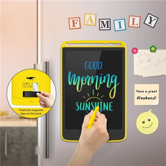 2 Pack LCD Writing Tablet, Colorful Screen Doodle Board 8.5 Inch Drawing Tablet - Picture 6 of 7